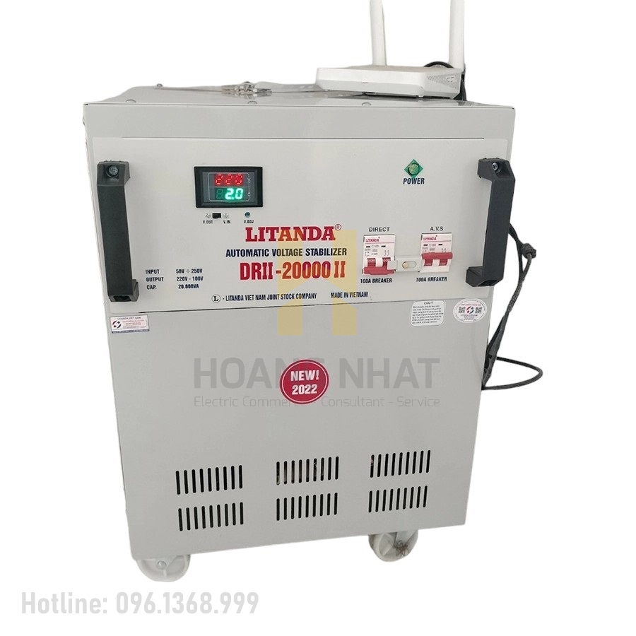 Ổn áp 1P DRII-20000II 20kVA Lioa