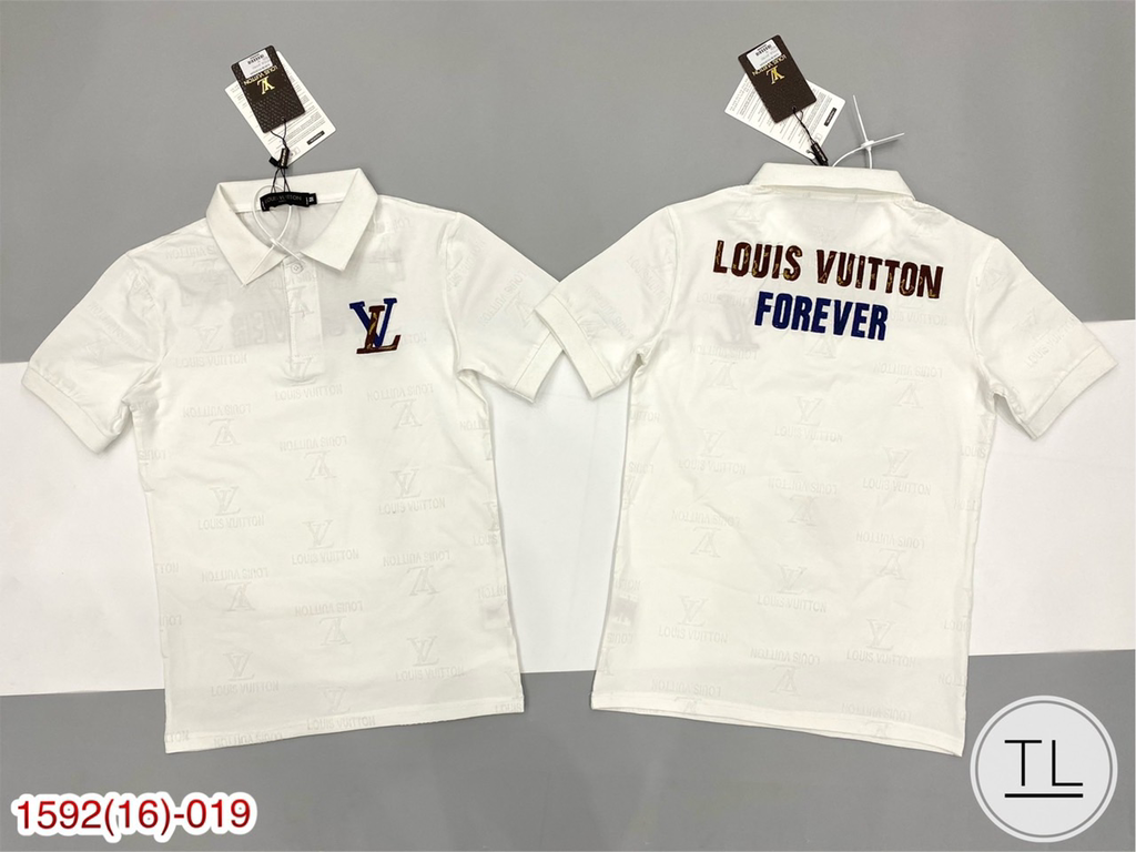 Áo thun chất vải dạ polo LV #58 Áo thun chất vải dạ polo LV