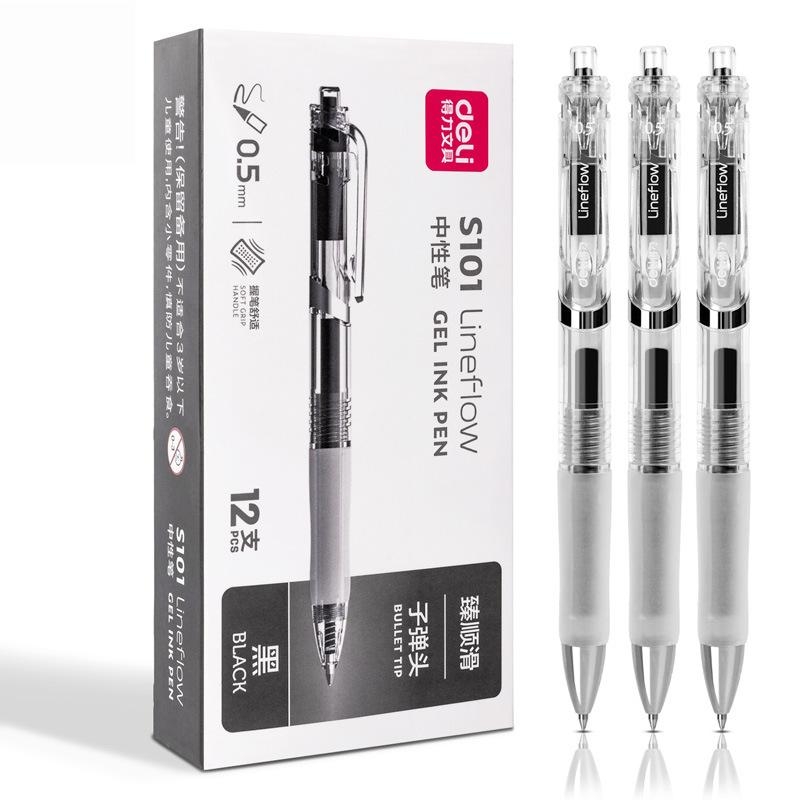 Bộ bút Deli Nguyên Hộp các loai A057B, Deli S60, Deli S101, A575.