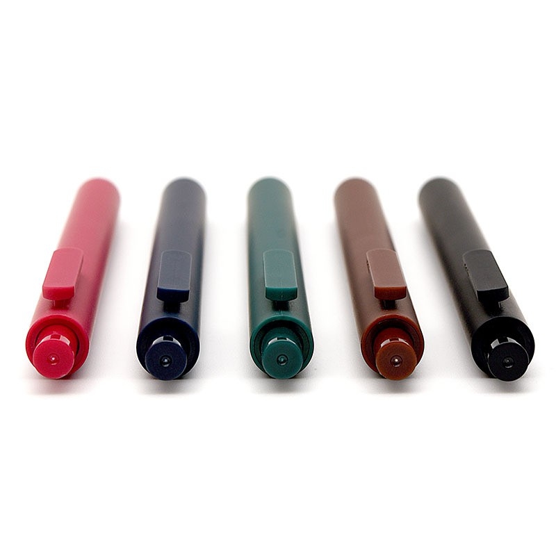 Bộ 5 bút gel KACO PURE mực nhiều màu ngòi 0,5mm (Hàng Chính Hãng)