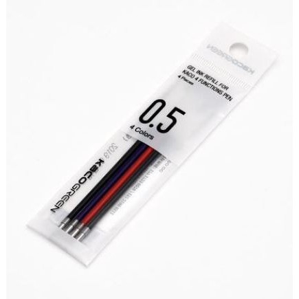 Bút gel KACO PURE 4 trong 1 Easy ngòi 0,5mm