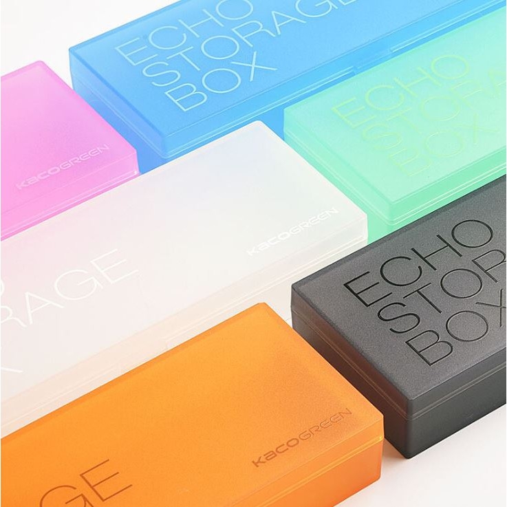 Hộp bút plastic KACO Echo màu tùy chọn