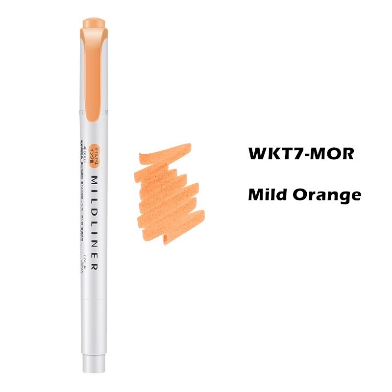 Bút đánh dấu 2 đầu ZEBRA Mildliner Nhật Bản ( cây lẻ)