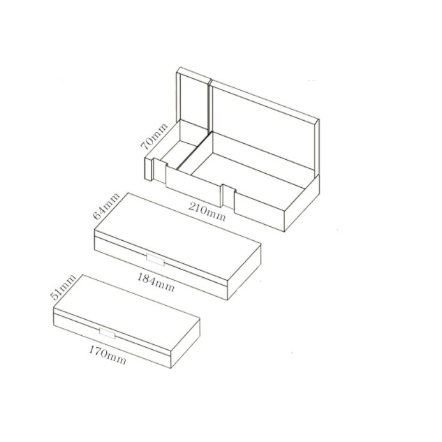 Hộp bút Muji 3 lựa chọn (Hàng chính hãng)