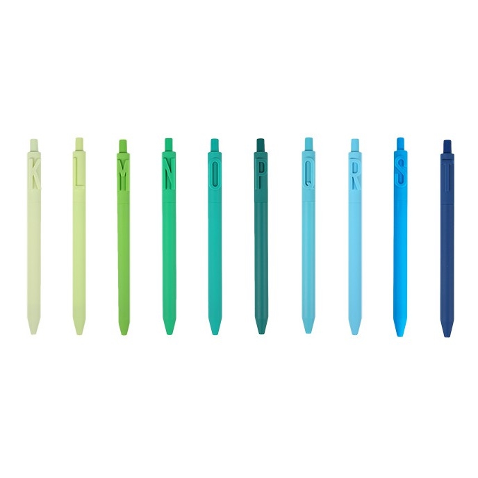 Bút gel Kaco Pure Alpha (từ J - Z) - Mực đen