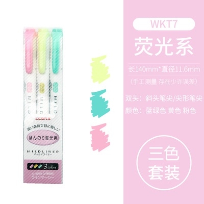 Set 5 bút 2 đầu  Zebra Mildliner (Nhật Bản)