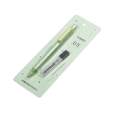 Bút chì KACO Turbo nhiều màu sắc có kèm hộp ngòi HB 0,5mm