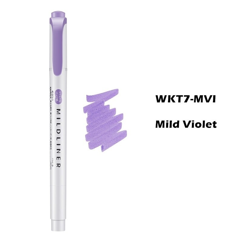 Bút đánh dấu 2 đầu ZEBRA Mildliner Nhật Bản ( cây lẻ)