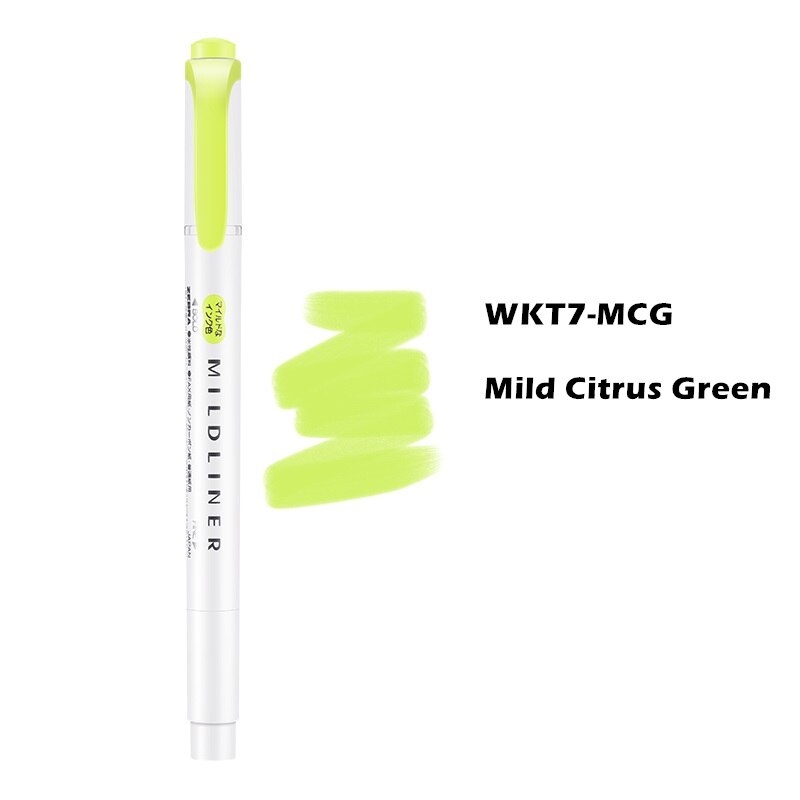 Bút đánh dấu 2 đầu ZEBRA Mildliner Nhật Bản ( cây lẻ)
