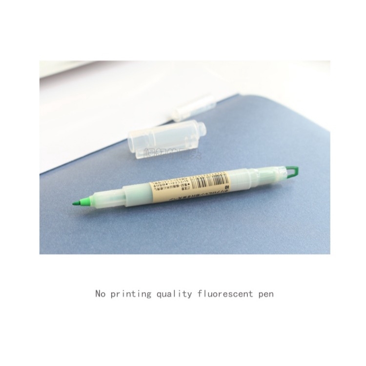 Bút highlight, bút đánh đấu 2 đầu MUJI (Hàng chính hãng)
