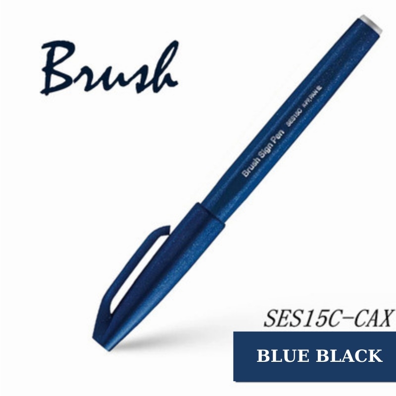 Bút viết thư pháp, bút viết calligraphy Pentel Fude Touch Brush Sign mực nhiều màu - 24 màu (cây lẻ)