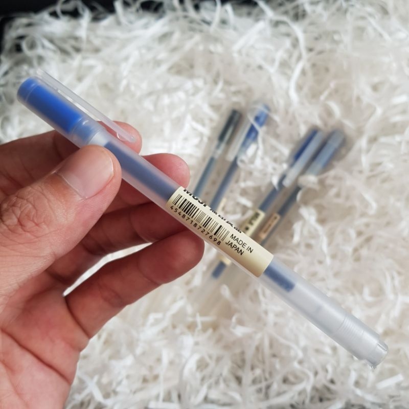 Bút gel MUJI cây lẻ loại có nắp (Hàng Chính Hãng)