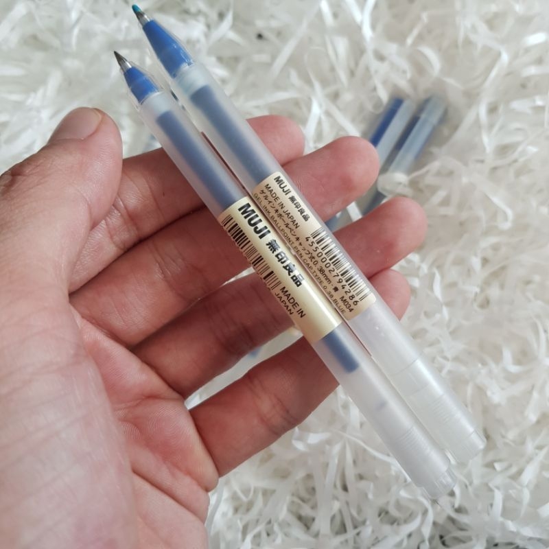 Bút gel MUJI cây lẻ loại có nắp (Hàng Chính Hãng)