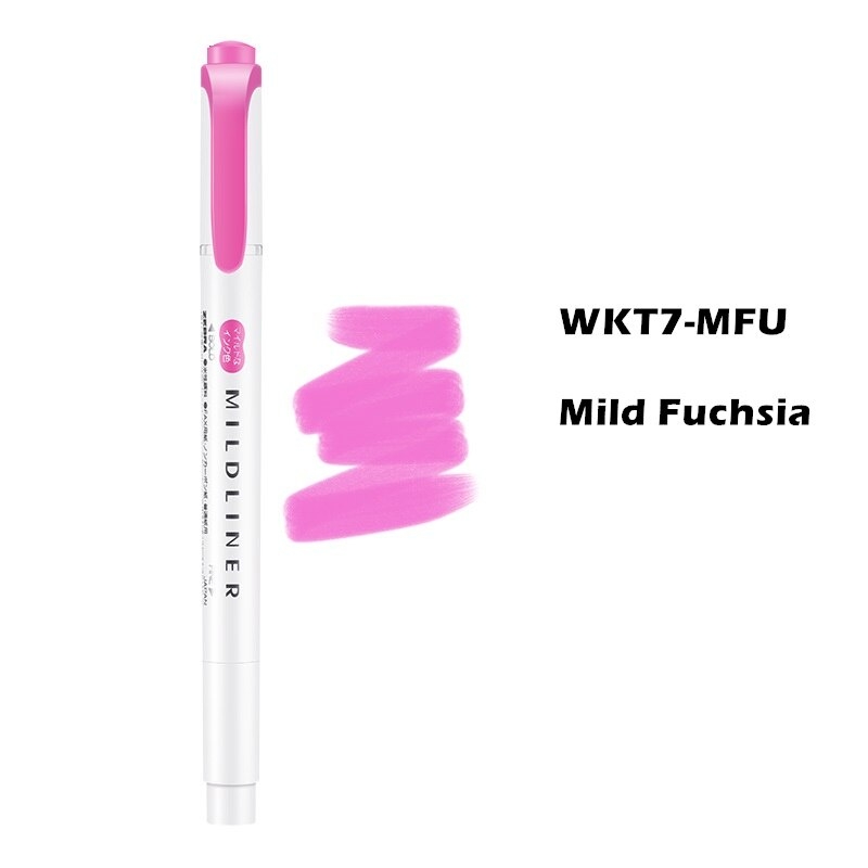 Bút đánh dấu 2 đầu ZEBRA Mildliner Nhật Bản ( cây lẻ)