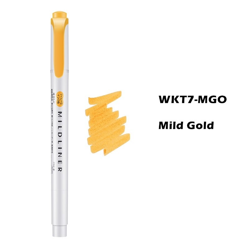 Bút đánh dấu 2 đầu ZEBRA Mildliner Nhật Bản ( cây lẻ)