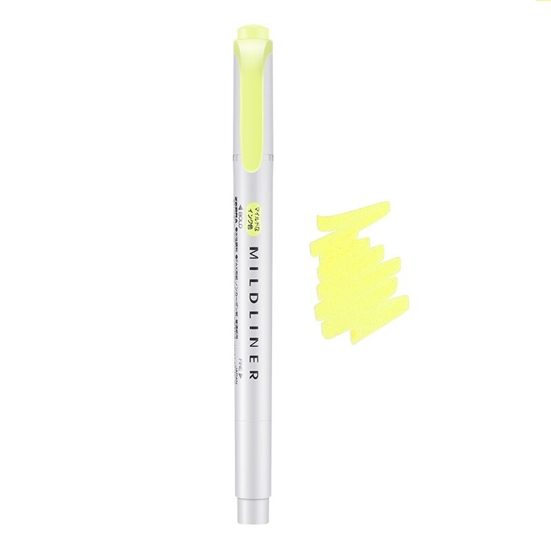 Bút đánh dấu 2 đầu ZEBRA Mildliner Nhật Bản ( cây lẻ)