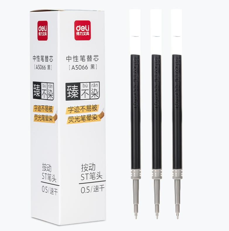 Bộ bút Deli Nguyên Hộp các loai A057B, Deli S60, Deli S101, A575.