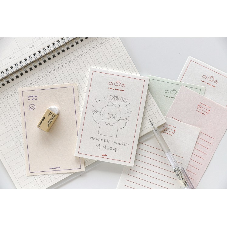 Giấy note - Set 30 tờ Memo Pad, Word Pad đơn giản