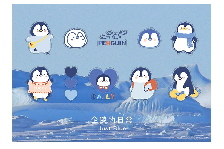 Giấy More-Animal Embrace the Earth Series Glossy PET Sticker Pack Sổ tay Tự làm Hình dán trang trí 4 Lựa chọn