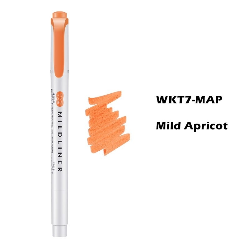 Bút đánh dấu 2 đầu ZEBRA Mildliner Nhật Bản ( cây lẻ)