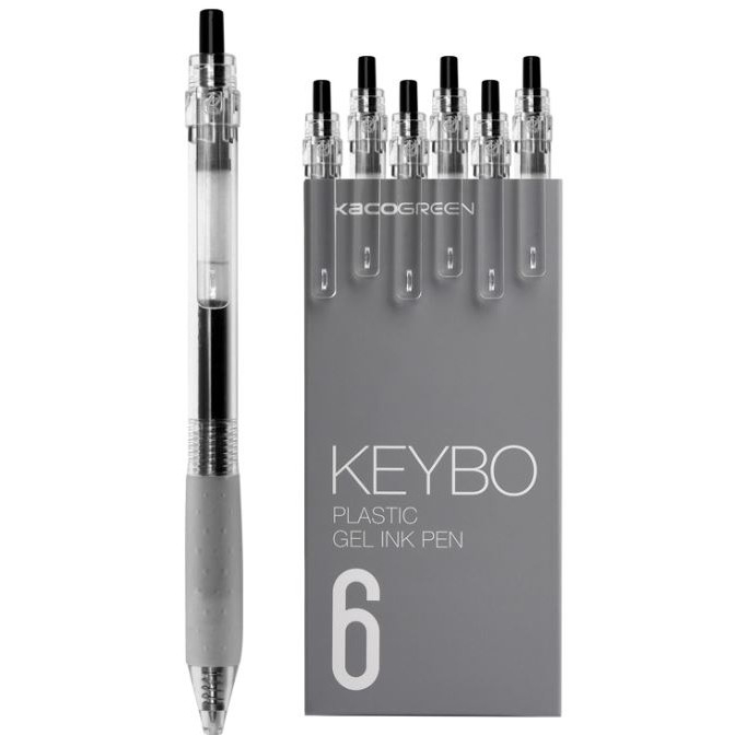 Bút gel KACO Keybo màu xanh cây lẻ (Hàng chính hãng)