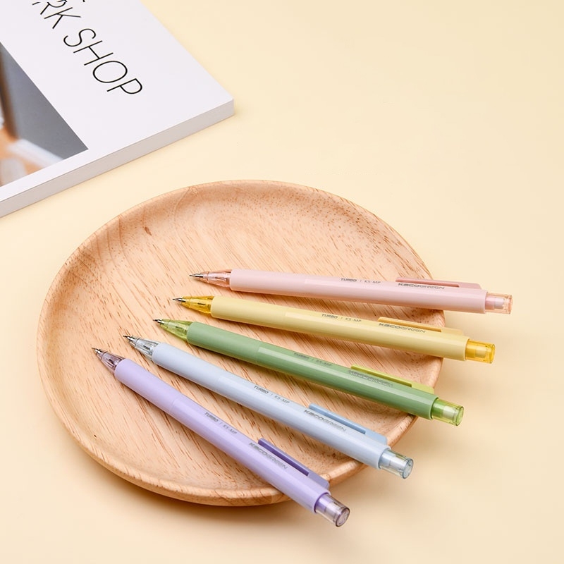 Bút chì KACO Turbo nhiều màu sắc có kèm hộp ngòi HB 0,5mm