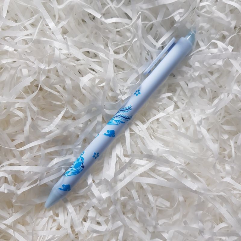Bút gel KACO lẻ cao cấp mực màu ngòi 0.5mm, thân bút có họa tiết nền văn hóa (Hàng chính hãng)