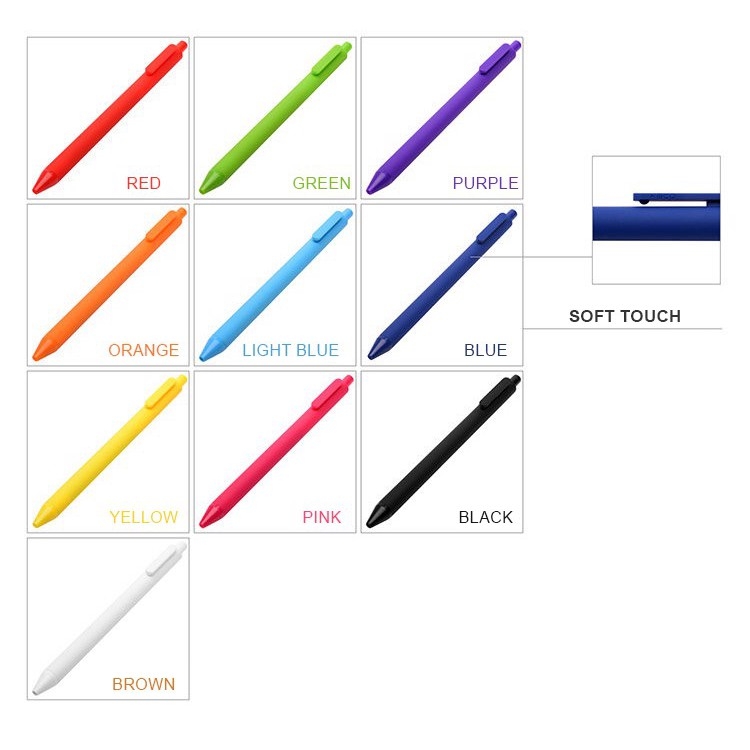 Ruột lẻ bút gel Kaco Pure ngòi 0,5mm chính hãng.