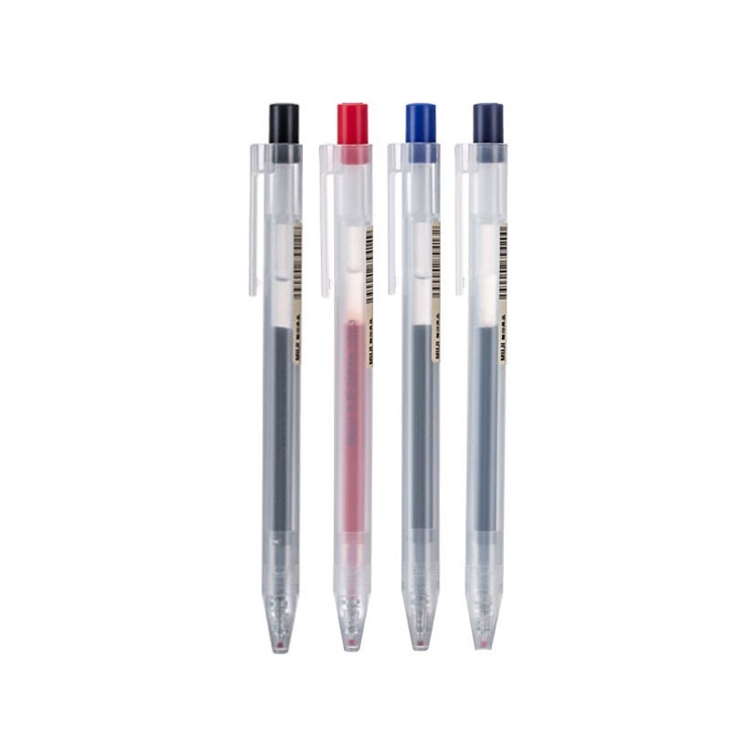 Bút bi bấm Muji ngòi 0,5 mm (Hàng chính hãng)