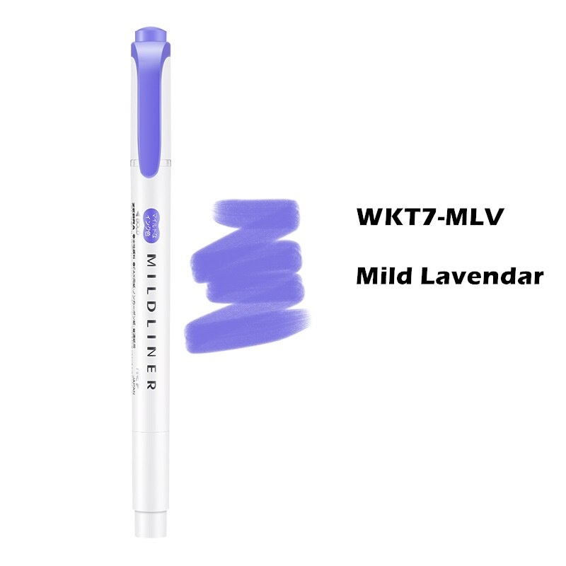 Bút đánh dấu 2 đầu ZEBRA Mildliner Nhật Bản ( cây lẻ)