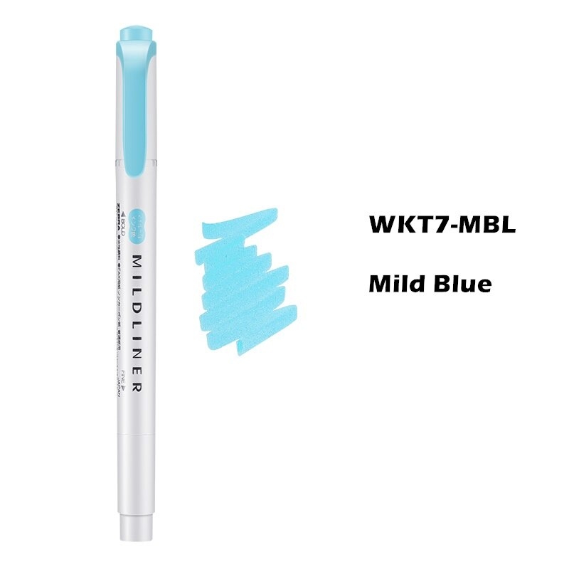 Bút đánh dấu 2 đầu ZEBRA Mildliner Nhật Bản ( cây lẻ)