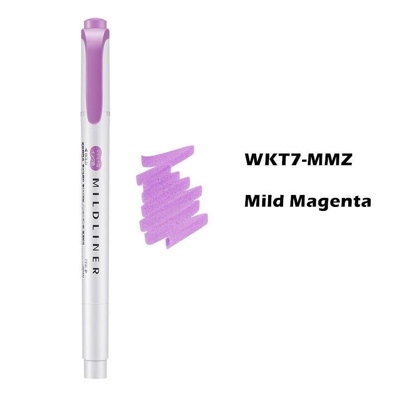 Bút đánh dấu 2 đầu ZEBRA Mildliner Nhật Bản ( cây lẻ)