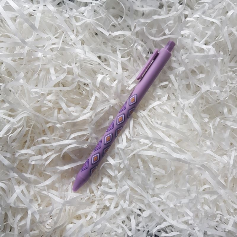 Bút gel KACO lẻ cao cấp mực màu ngòi 0.5mm, thân bút có họa tiết nền văn hóa (Hàng chính hãng)