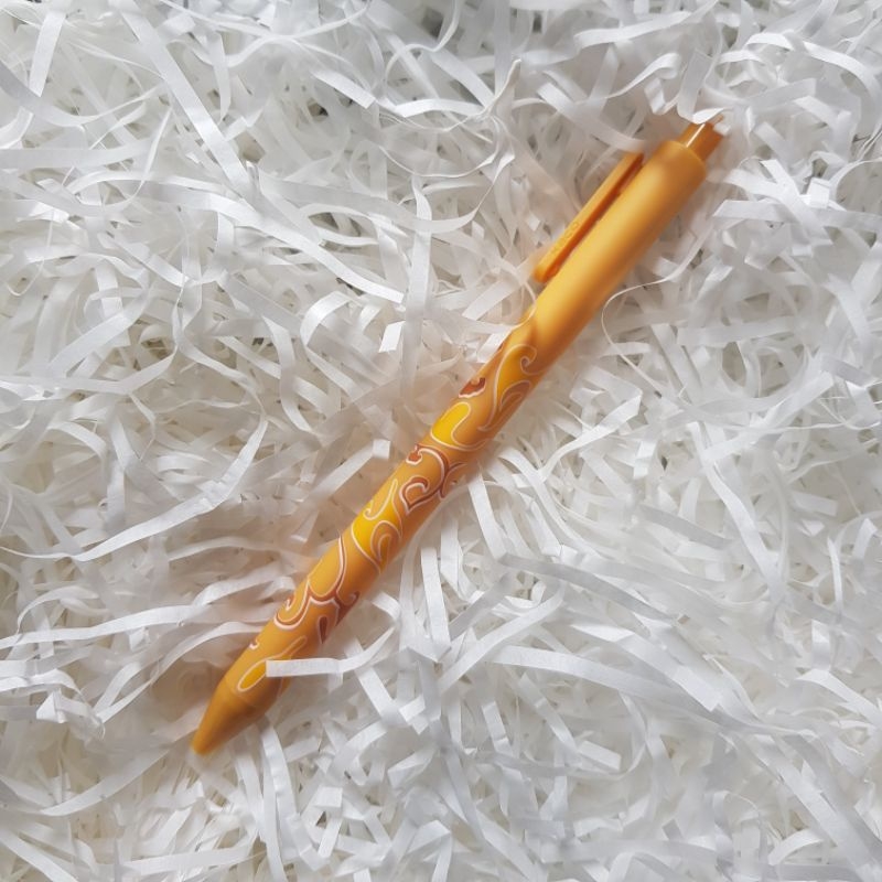 Bút gel KACO lẻ cao cấp mực màu ngòi 0.5mm, thân bút có họa tiết nền văn hóa (Hàng chính hãng)