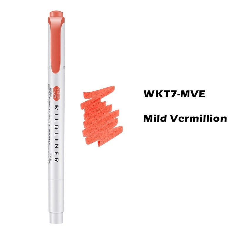 Bút đánh dấu 2 đầu ZEBRA Mildliner Nhật Bản ( cây lẻ)
