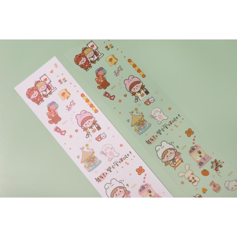 Nhãn dán Sticker trang trí hoạt hình họa tiết thú cưng