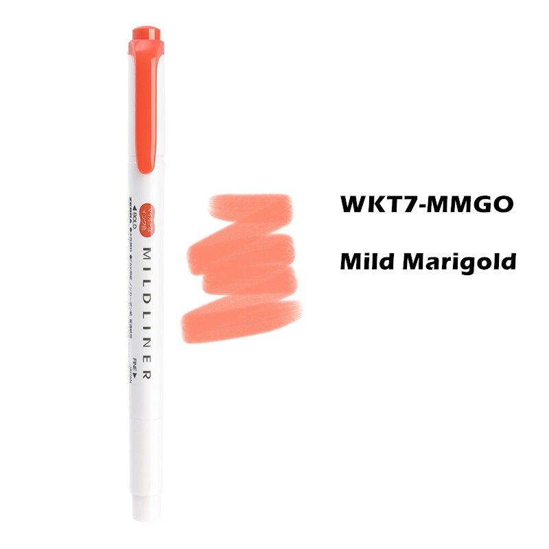 Bút đánh dấu 2 đầu ZEBRA Mildliner Nhật Bản ( cây lẻ)