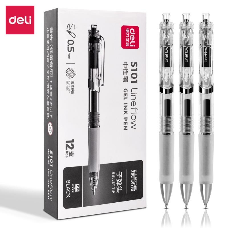 Bộ bút Deli Nguyên Hộp các loai A057B, Deli S60, Deli S101, A575.