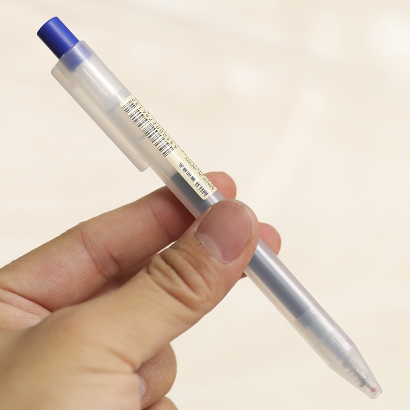 Bút bi bấm Muji ngòi 0,5 mm (Hàng chính hãng)