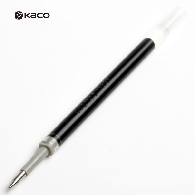 Bút gel KACO PURE mực đen (cây lẻ) - Màu đỏ