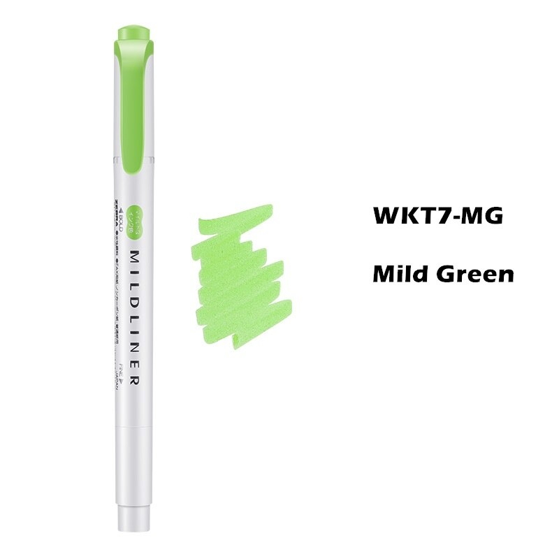 Bút đánh dấu 2 đầu ZEBRA Mildliner Nhật Bản ( cây lẻ)
