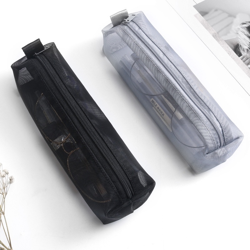 Túi đựng bút Muji dạng lưới tiện dụng (Japan)