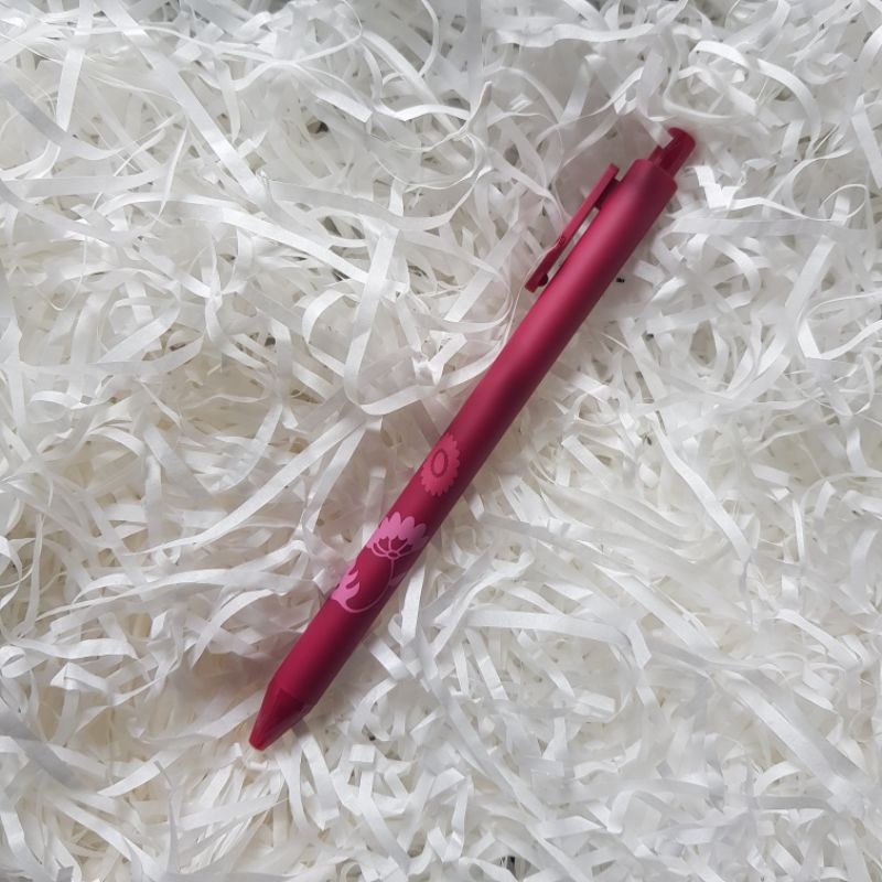 Bút gel KACO lẻ cao cấp mực màu ngòi 0.5mm, thân bút có họa tiết nền văn hóa (Hàng chính hãng)