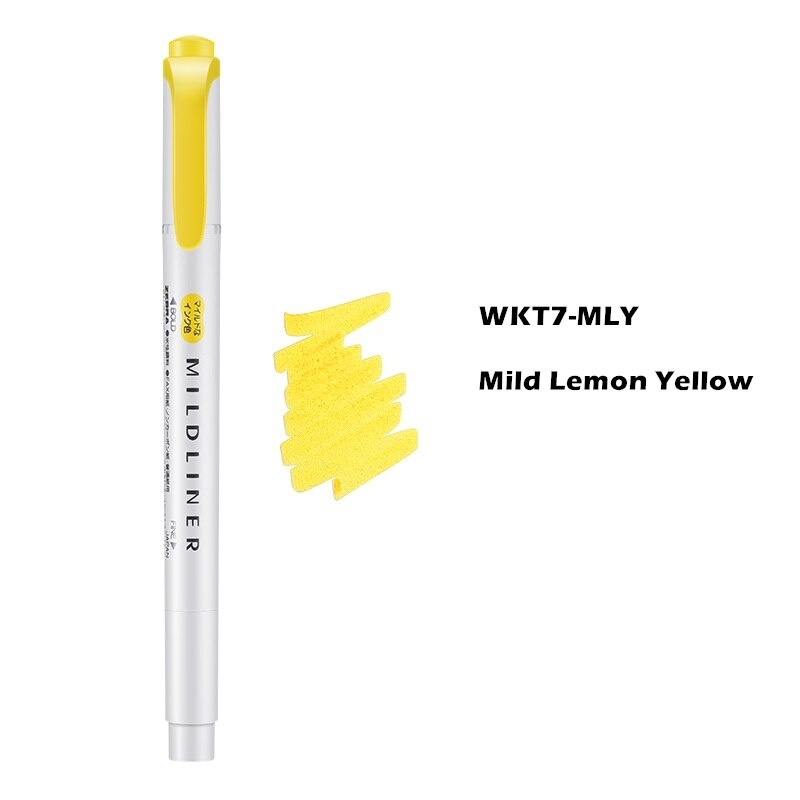 Bút đánh dấu 2 đầu ZEBRA Mildliner Nhật Bản ( cây lẻ)