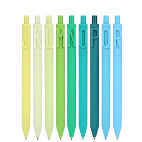 Bút gel Kaco Pure Alpha (từ J - Z) - Mực đen