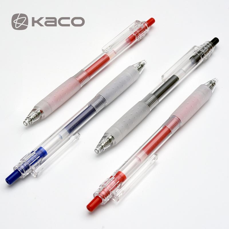 Bút gel KACO Keybo màu đen cây lẻ (Hàng chính hãng)
