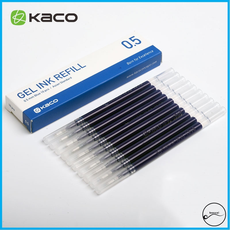 Bút gel KACO PURE mực đen (cây lẻ)