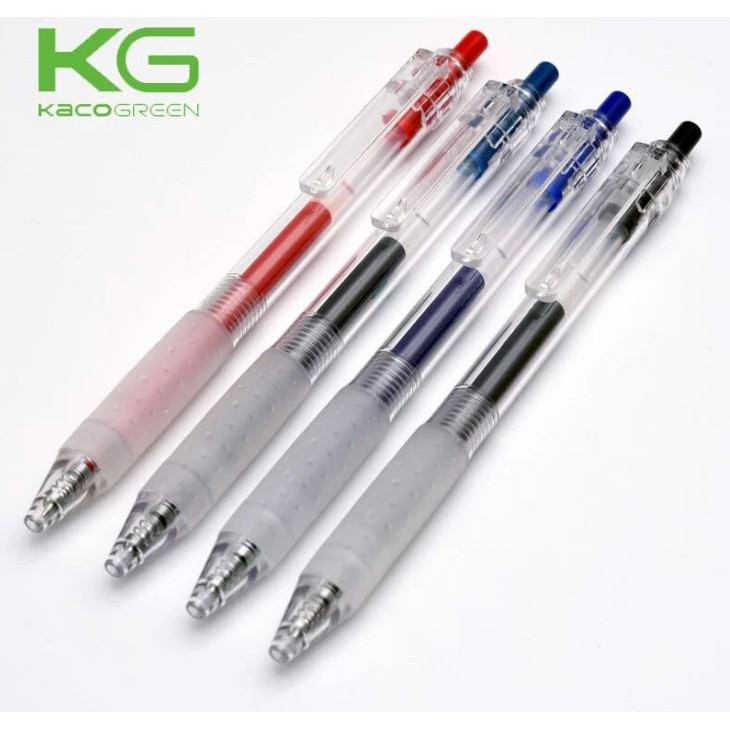 Bút gel KACO Keybo màu đen cây lẻ (Hàng chính hãng)