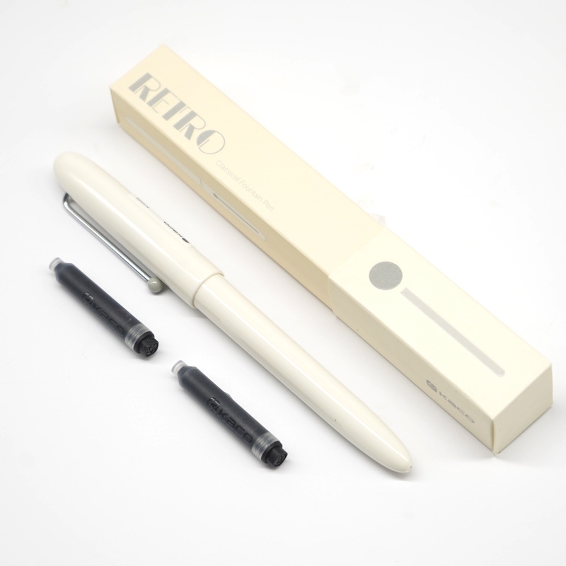Bút máy Kaco Retro 6 màu lựa chọn có hộp kèm theo (Hàng chính hãng)