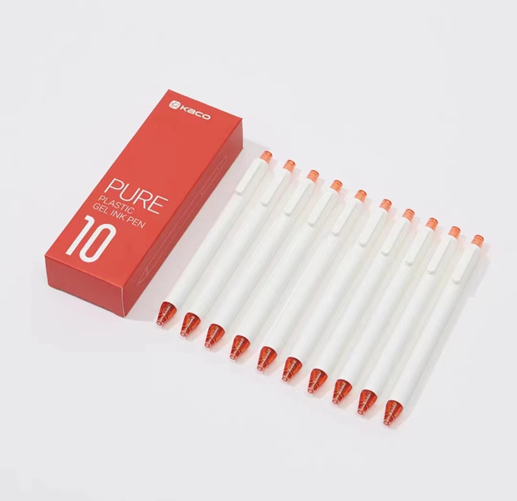 Ruột lẻ bút gel Kaco Pure ngòi 0,5mm chính hãng.